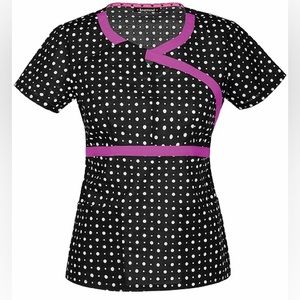 Scrub top HeartSoul Mock Wrap Top 20983